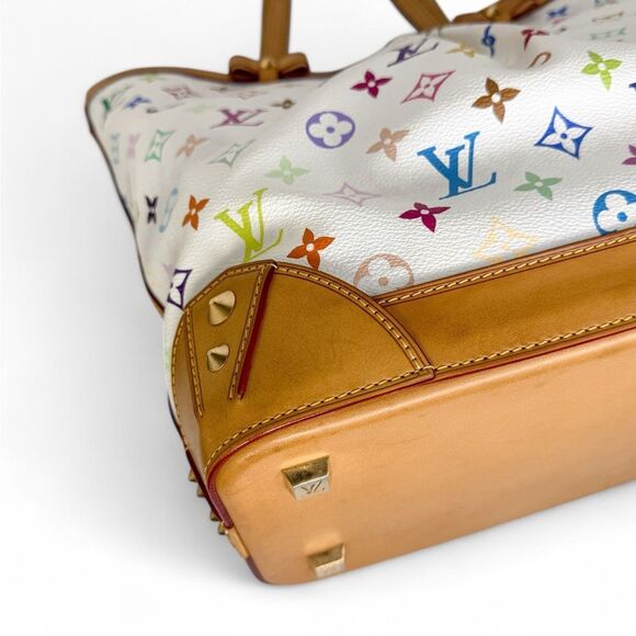 Rare 2011 LOUIS VUITTON Takashi Murakami Multicolor Sharleen MM Tote Bag - Picture 8 of 16